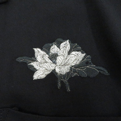 BUDSPOOL | バッズプール GAKKIN 浮蓮華 EMBROIDERY 50’S SHIRT 半袖シャツ ブラック サイズ：M【瀬戸大橋店】