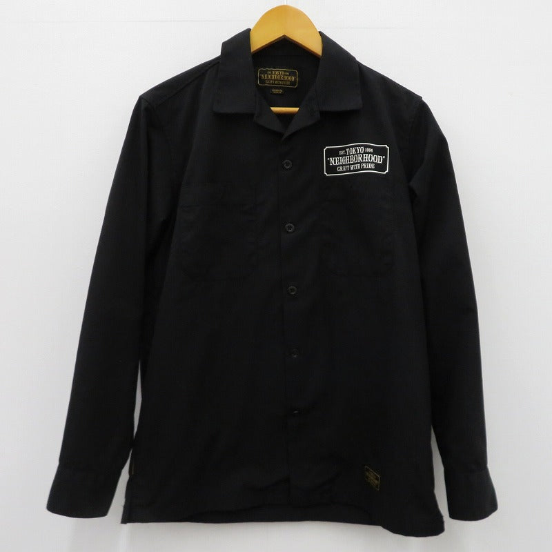 NEIGHBORHOOD | ネイバーフッド CLASSIC WORK EC-SHIRT 長袖シャツ 171TSNH-SHM01 ブラック サイズ：M【瀬戸大橋店】