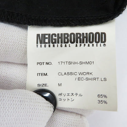NEIGHBORHOOD | ネイバーフッド CLASSIC WORK EC-SHIRT 長袖シャツ 171TSNH-SHM01 ブラック サイズ：M【瀬戸大橋店】