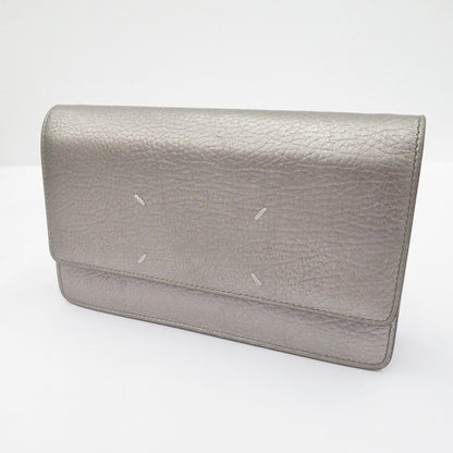Maison Margiela | メゾンマルジェラ 4ｽﾃｯﾁﾁｪｰﾝｳｫﾚｯﾄ 長財布 SA3UI0008 シルバー【瀬戸大橋店】