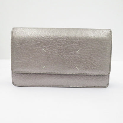 Maison Margiela | メゾンマルジェラ 4ｽﾃｯﾁﾁｪｰﾝｳｫﾚｯﾄ 長財布 SA3UI0008 シルバー【瀬戸大橋店】