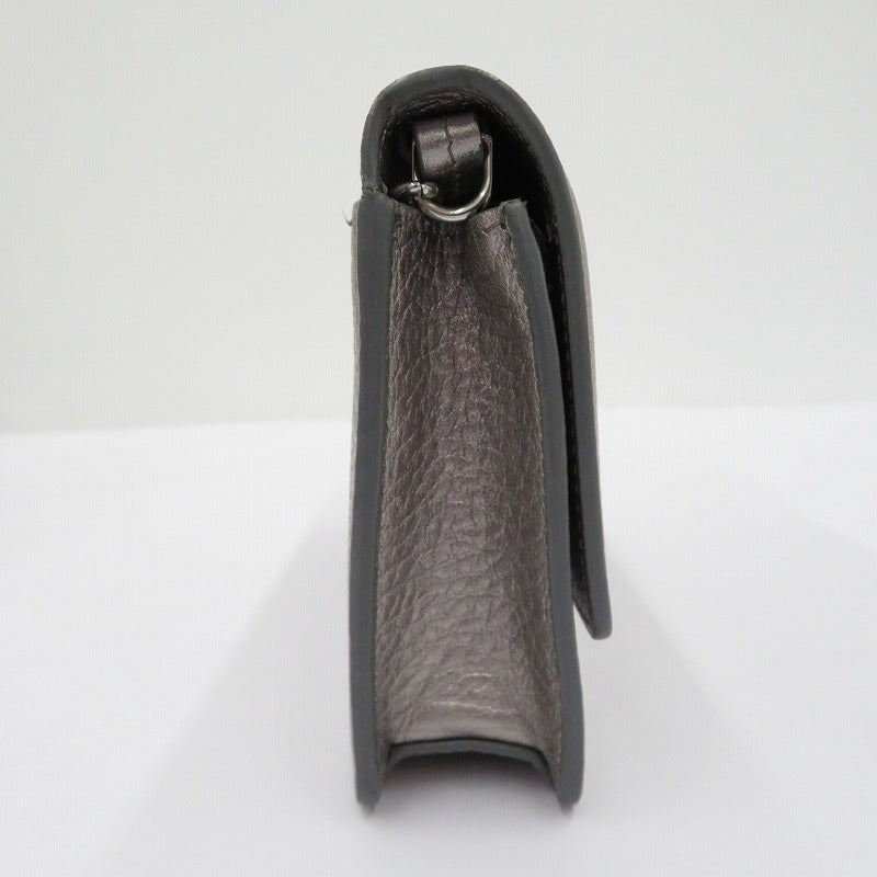 Maison Margiela | メゾンマルジェラ 4ｽﾃｯﾁﾁｪｰﾝｳｫﾚｯﾄ 長財布 SA3UI0008 シルバー【瀬戸大橋店】