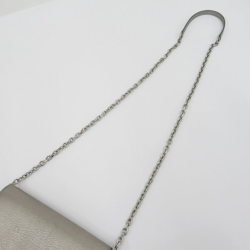 Maison Margiela | メゾンマルジェラ 4ｽﾃｯﾁﾁｪｰﾝｳｫﾚｯﾄ 長財布 SA3UI0008 シルバー【瀬戸大橋店】