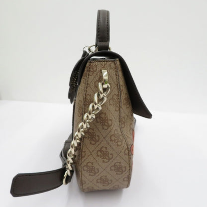 Guess | ゲス MCKENNA TOP HANDLE FLAP ショルダーバッグ SE678918 ブラウン【瀬戸大橋店】