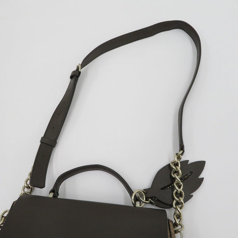 Guess | ゲス MCKENNA TOP HANDLE FLAP ショルダーバッグ SE678918 ブラウン【瀬戸大橋店】