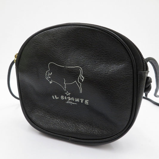 IL BISONTE | イルビゾンテ ショルダーバッグ ブラック【瀬戸大橋店】