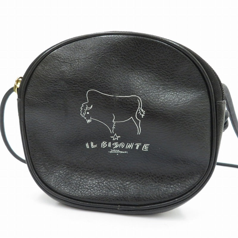 IL BISONTE | イルビゾンテ ショルダーバッグ ブラック【瀬戸大橋店】