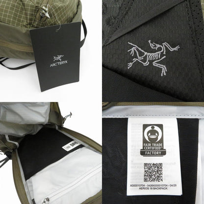 ARC'TERYX | アークテリクス Aerios 18 Backpack リュック・デイパック X00001070402 カーキ【瀬戸大橋店】