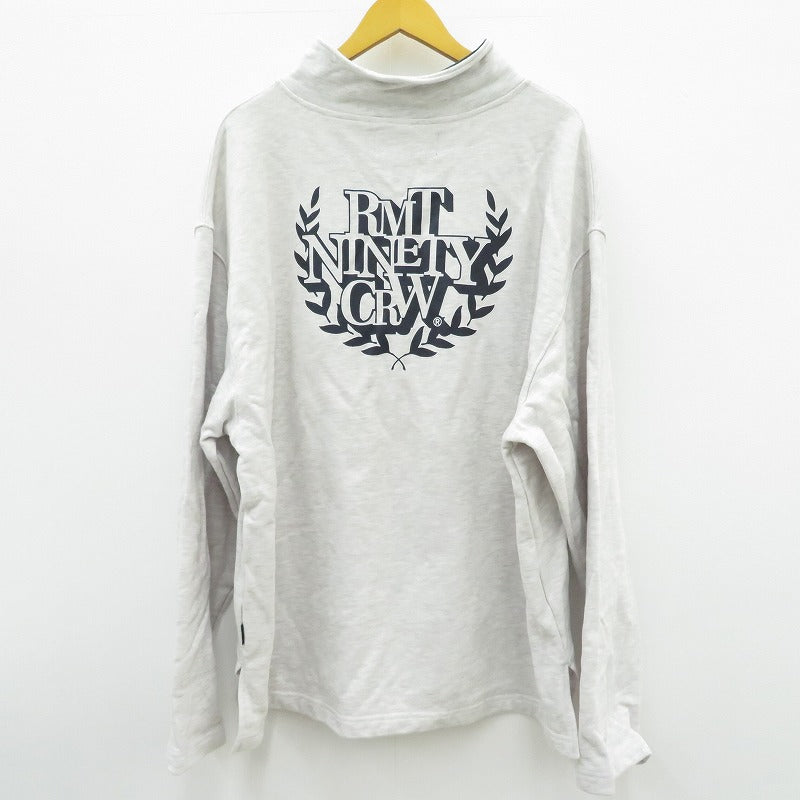 9090 | ナインティナインティ スウェット グレー サイズ：XL【瀬戸大橋店】
