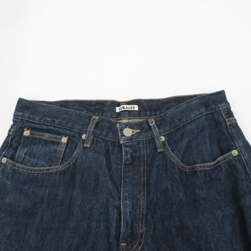 AURALEE | オーラリー HARD TWIST DENIM 5P PANTS デニムパンツ A9AP01DM ｻｲｽﾞ:W32 ブルー【瀬戸大橋店】