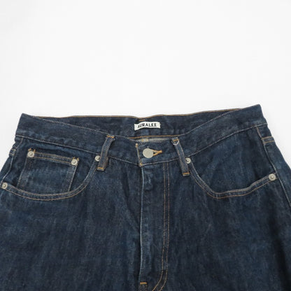 AURALEE | オーラリー HARD TWIST DENIM 5P PANTS デニムパンツ A9AP01DM ｻｲｽﾞ:W32 ブルー【瀬戸大橋店】