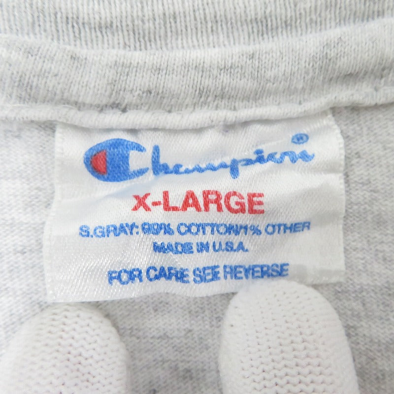 Champion | チャンピオン トリコタグ 半袖Ｔシャツ グレー サイズ：XL【瀬戸大橋店】