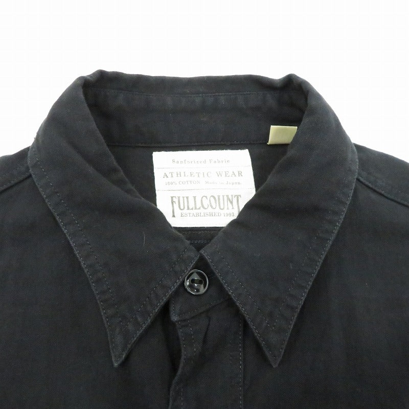 FULL COUNT | フルカウント Black Chambray Shirt 長袖シャツ ブラック サイズ：38【瀬戸大橋店】