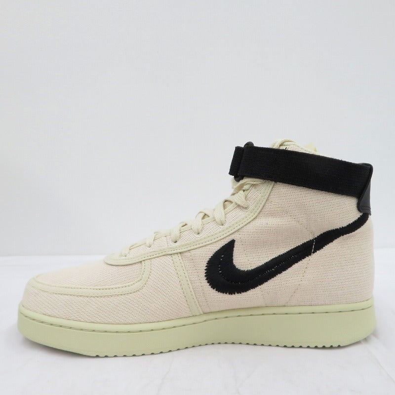 NIKE | ナイキ ×Stussy Vandal High 'Fossil' スニーカー DX5425-200 ベージュ 28.5cm【瀬戸大橋店】