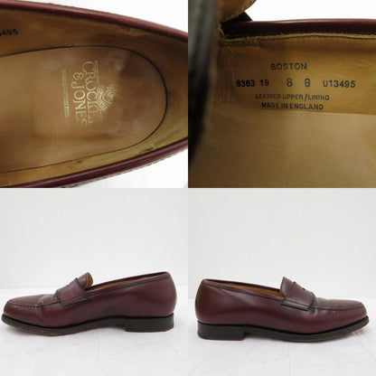 CROCKETT&JONES | クロケットアンドジョーンズ BOSTON ローファー 8363 ボルドー/バーガンディー 26cm【瀬戸大橋店】