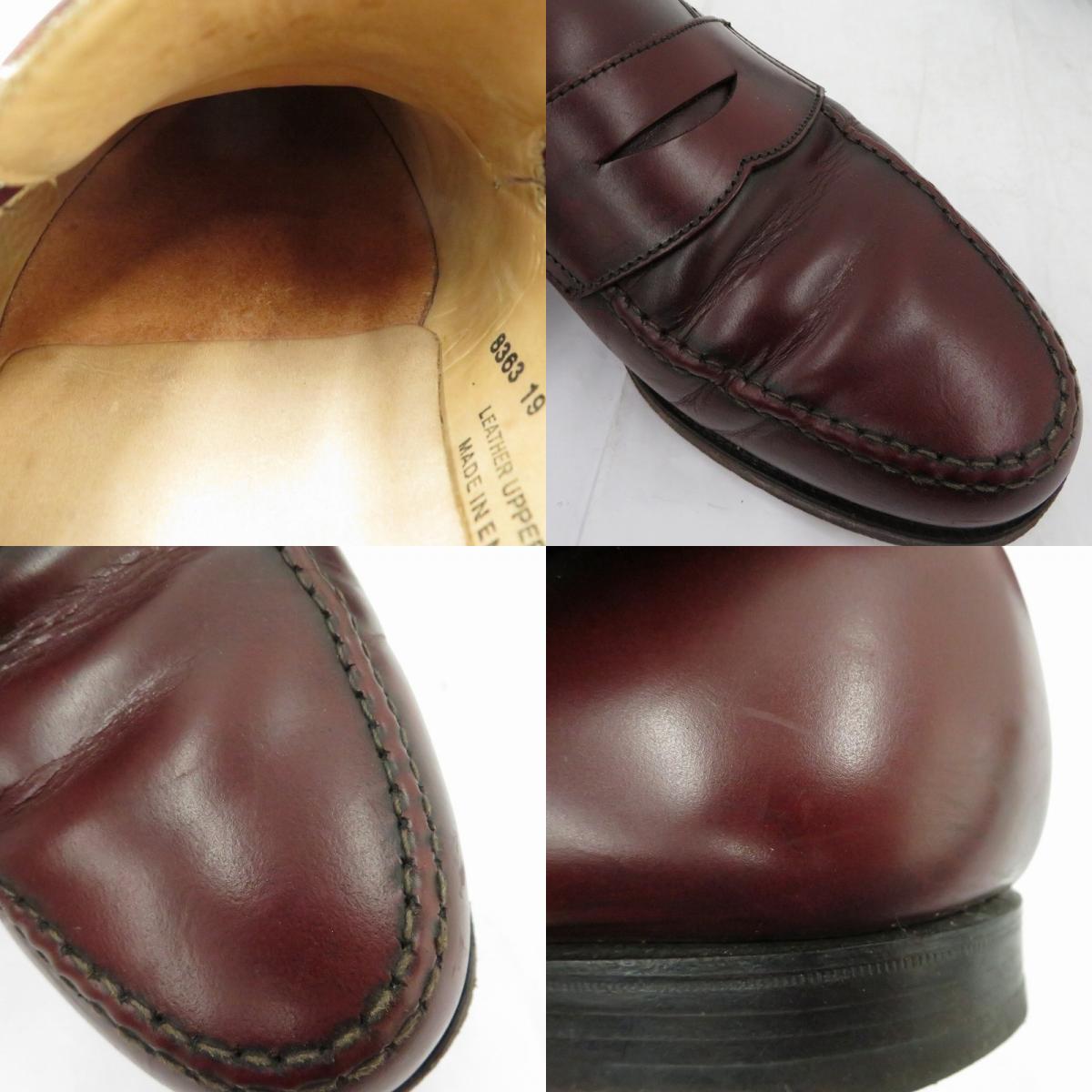 CROCKETT&JONES | クロケットアンドジョーンズ BOSTON ローファー 8363 ボルドー/バーガンディー 26cm【瀬戸大橋店】