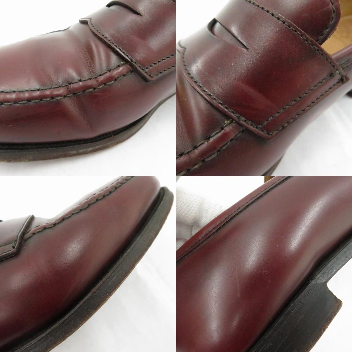CROCKETT&JONES | クロケットアンドジョーンズ BOSTON ローファー 8363 ボルドー/バーガンディー 26cm【瀬戸大橋店】