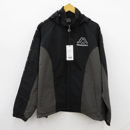 WIND AND SEA | ウィンダンシーウインダンシー ×KAPPA RAIN JACKET ナイロンジャケット WDS-C-KPA-26-Q4-JK-02 ブラック サイズ：L【瀬戸大橋店】