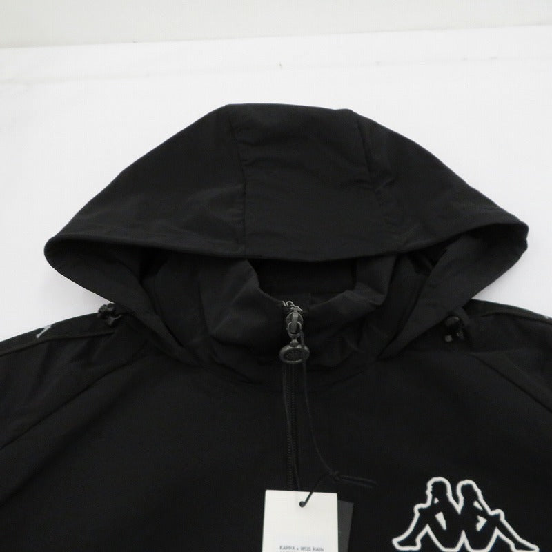 WIND AND SEA | ウィンダンシーウインダンシー ×KAPPA RAIN JACKET ナイロンジャケット WDS-C-KPA-26-Q4-JK-02 ブラック サイズ：L【瀬戸大橋店】
