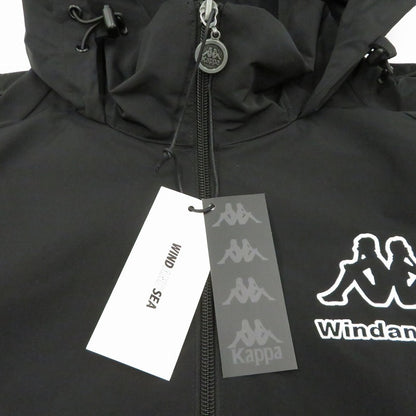 WIND AND SEA | ウィンダンシーウインダンシー ×KAPPA RAIN JACKET ナイロンジャケット WDS-C-KPA-26-Q4-JK-02 ブラック サイズ：L【瀬戸大橋店】