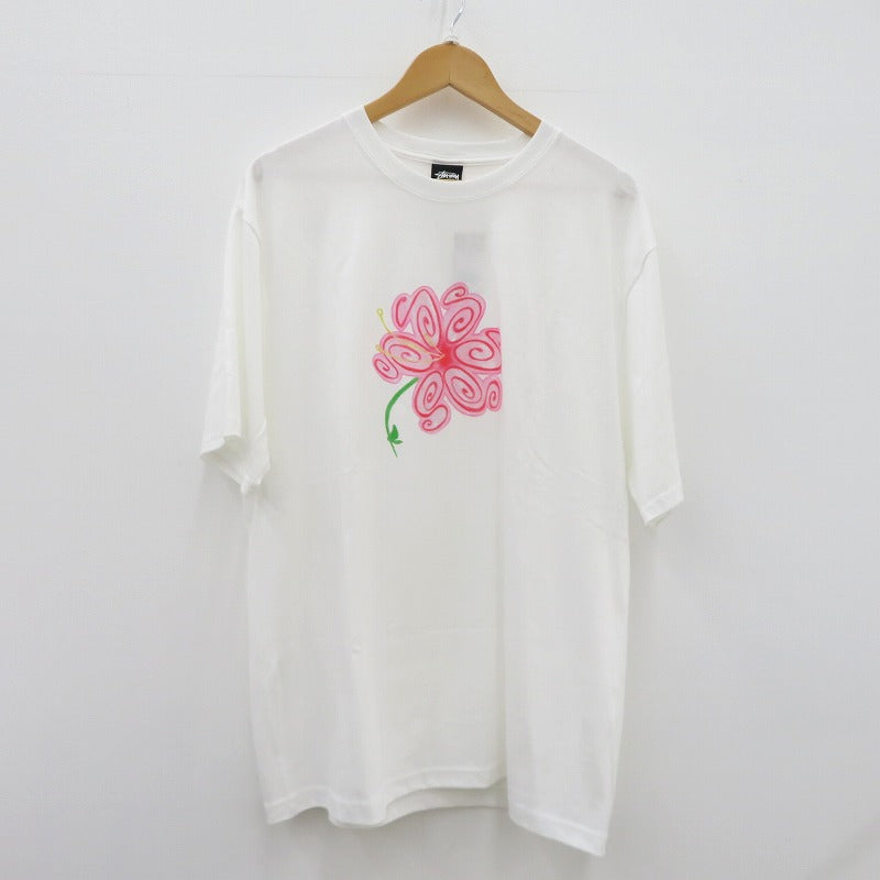 STUSSY | ステューシー S Flower Tee 半袖Ｔシャツ 26M1905189 ホワイト サイズ：L【瀬戸大橋店】
