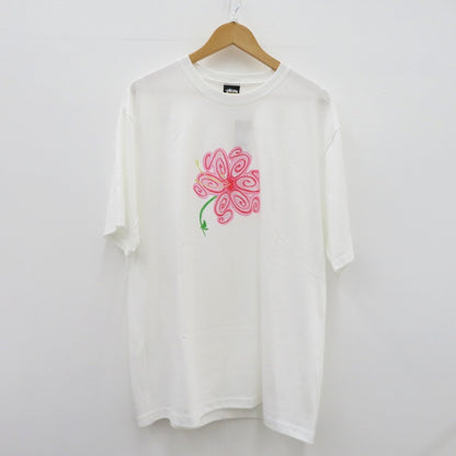STUSSY | ステューシー S Flower Tee 半袖Ｔシャツ 26M1905189 ホワイト サイズ：L【瀬戸大橋店】