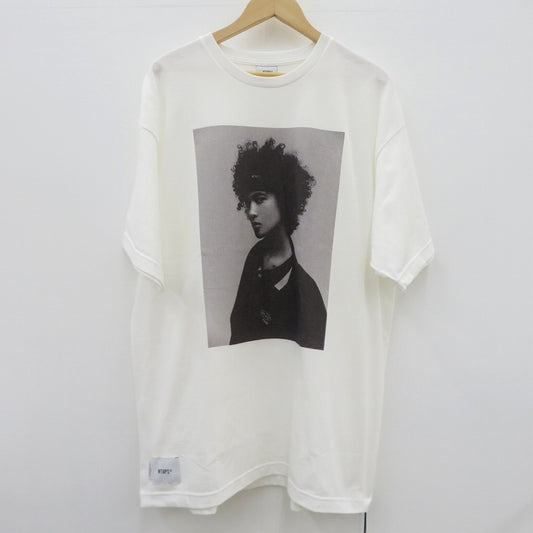 W)TAPS | ダブルタップス 261MV / SS / COTTON 半袖Ｔシャツ 261ATDT-STM01S ホワイト サイズ：3【瀬戸大橋店】