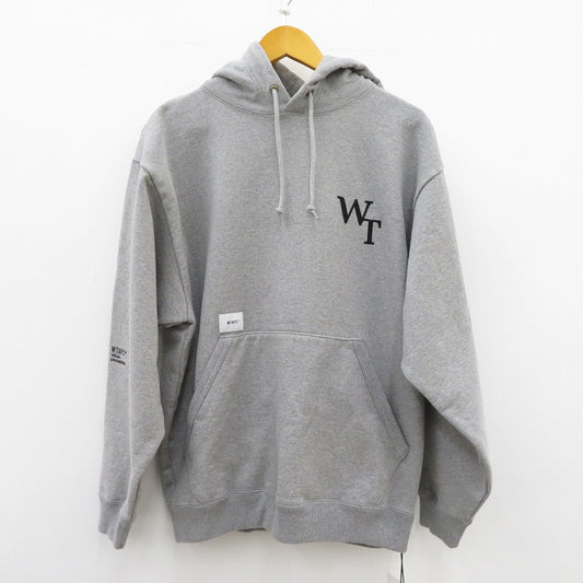 W)TAPS | ダブルタップス ACADEMY HOODY / COTTON パーカー 261ATDT-CSM05 グレー サイズ：3【瀬戸大橋店】