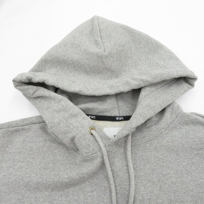 W)TAPS | ダブルタップス ACADEMY HOODY / COTTON パーカー 261ATDT-CSM05 グレー サイズ：3【瀬戸大橋店】