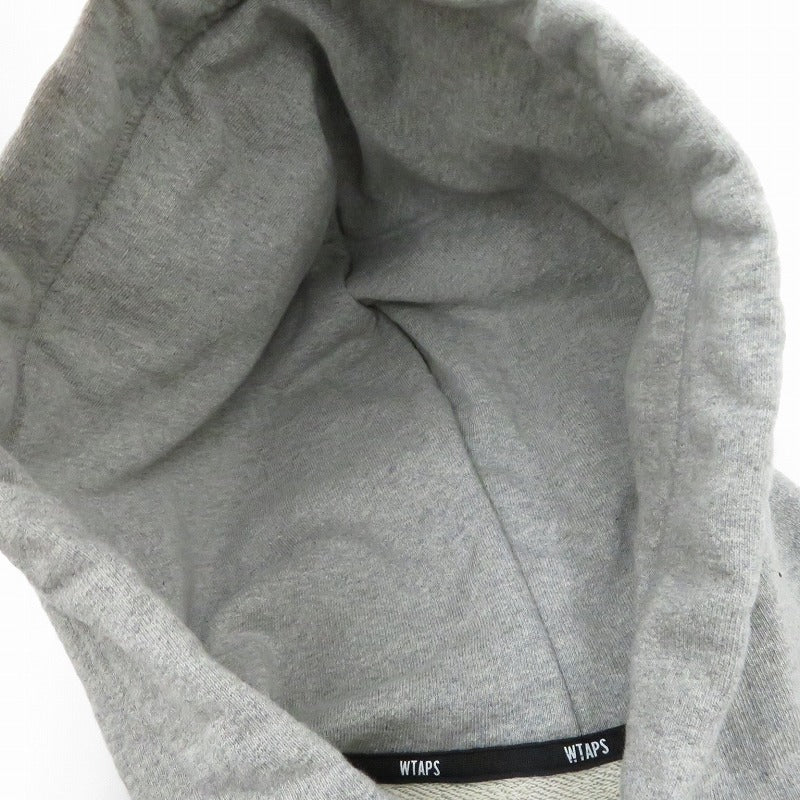 W)TAPS | ダブルタップス ACADEMY HOODY / COTTON パーカー 261ATDT-CSM05 グレー サイズ：3【瀬戸大橋店】