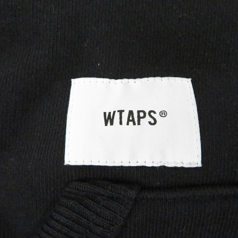 W)TAPS | ダブルタップス ACADEMY HOODY / COTTON パーカー 261ATDT-CSM05 ブラック サイズ：3【瀬戸大橋店】
