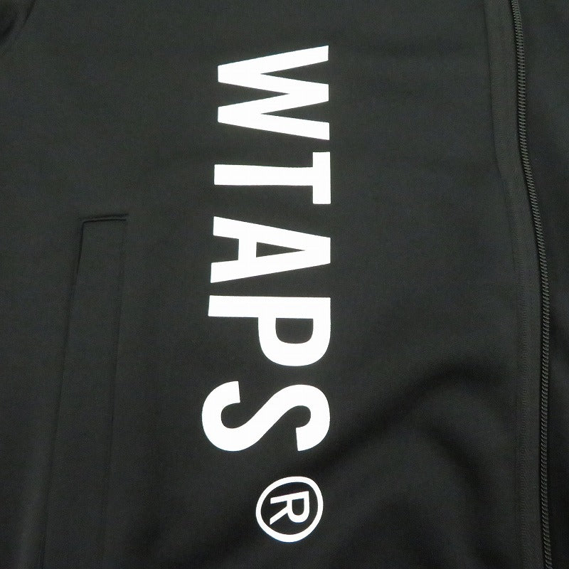 W)TAPS | ダブルタップス TIPSI / ZIP SWEATER / POLY ジャージ 262ATDT-CSM31 ブラック サイズ：2【瀬戸大橋店】