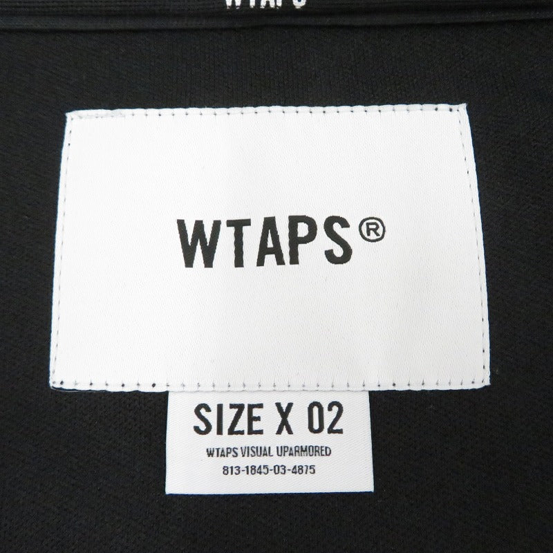 W)TAPS | ダブルタップス TIPSI / ZIP SWEATER / POLY ジャージ 262ATDT-CSM31 ブラック サイズ：2【瀬戸大橋店】