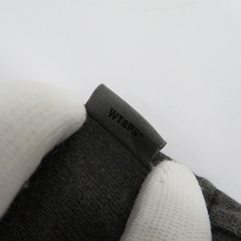W)TAPS | ダブルタップス SIGN-OD / LS / COTTON 長袖Ｔシャツ 262ATDT-CSM22 グレー サイズ：3【瀬戸大橋店】