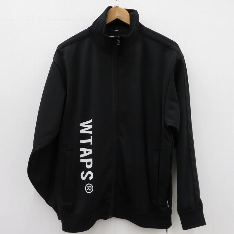W)TAPS | ダブルタップス TIPSI / ZIP SWEATER / POLY ジャージ 262ATDT-CSM31 ブラック サイズ：3【瀬戸大橋店】