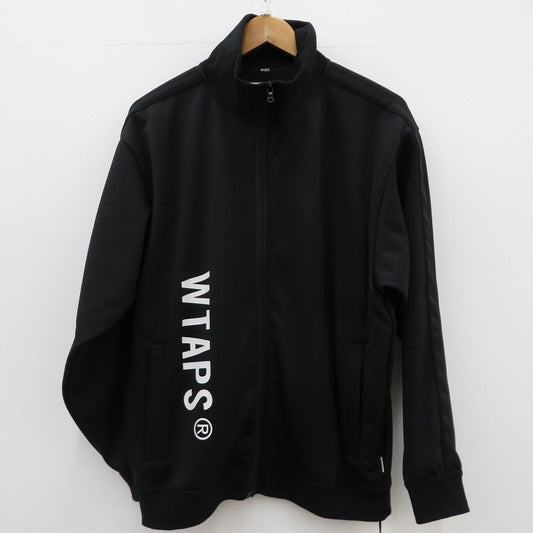 W)TAPS | ダブルタップス TIPSI / ZIP SWEATER / POLY ジャージ 262ATDT-CSM31 ブラック サイズ：3【瀬戸大橋店】