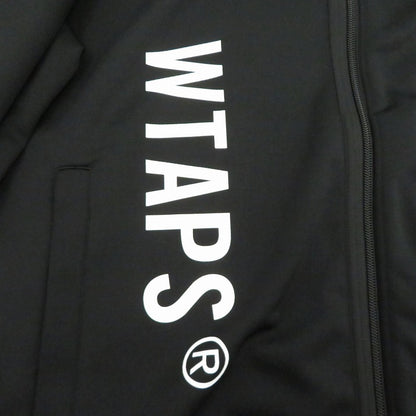 W)TAPS | ダブルタップス TIPSI / ZIP SWEATER / POLY ジャージ 262ATDT-CSM31 ブラック サイズ：3【瀬戸大橋店】