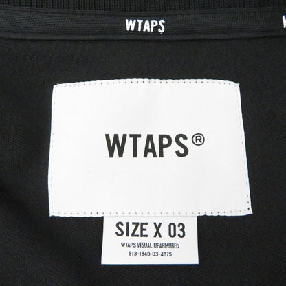 W)TAPS | ダブルタップス TIPSI / ZIP SWEATER / POLY ジャージ 262ATDT-CSM31 ブラック サイズ：3【瀬戸大橋店】
