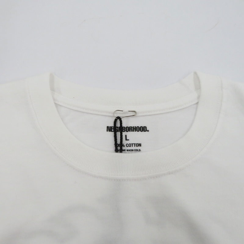 NEIGHBORHOOD | ネイバーフッド NH X M&M . TEE LS 長袖Ｔシャツ 262PCMMN-LT01 ホワイト サイズ：L【瀬戸大橋店】
