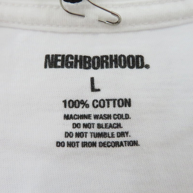 NEIGHBORHOOD | ネイバーフッド NH X M&M . TEE LS 長袖Ｔシャツ 262PCMMN-LT01 ホワイト サイズ：L【瀬戸大橋店】