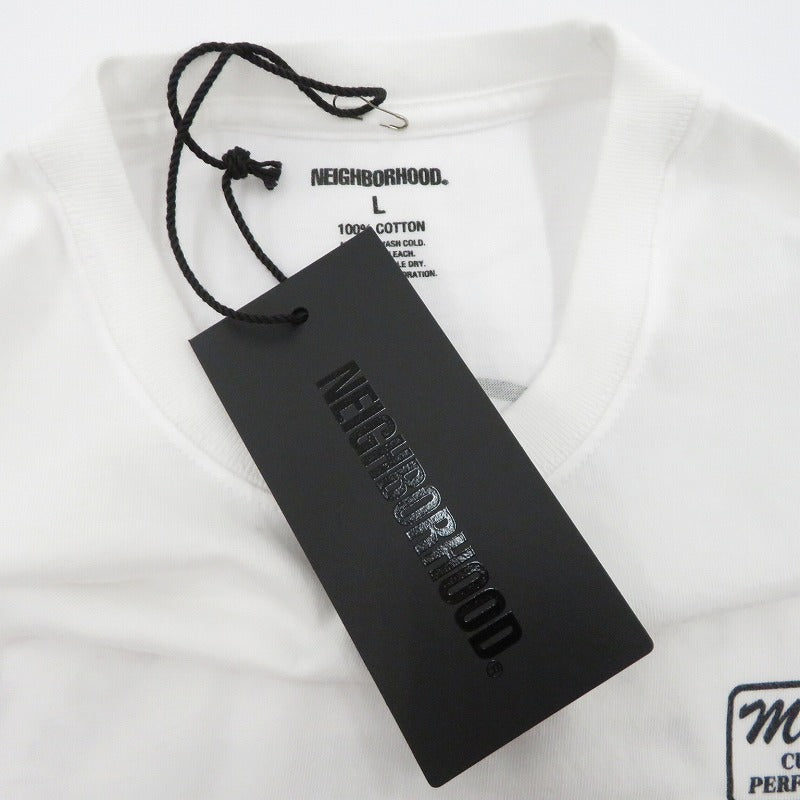 NEIGHBORHOOD | ネイバーフッド NH X M&M . TEE LS 長袖Ｔシャツ 262PCMMN-LT01 ホワイト サイズ：L【瀬戸大橋店】
