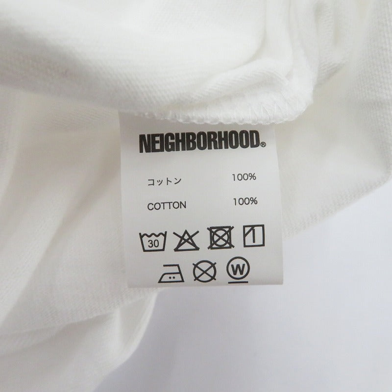 NEIGHBORHOOD | ネイバーフッド NH X M&M . TEE LS 長袖Ｔシャツ 262PCMMN-LT01 ホワイト サイズ：L【瀬戸大橋店】