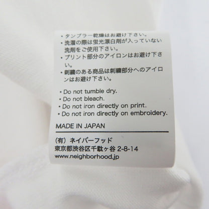 NEIGHBORHOOD | ネイバーフッド NH X M&M . TEE LS 長袖Ｔシャツ 262PCMMN-LT01 ホワイト サイズ：L【瀬戸大橋店】