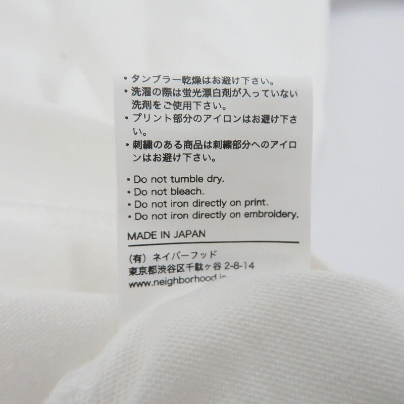 NEIGHBORHOOD | ネイバーフッド NH . TEE LS-2 長袖Ｔシャツ 261PCNH-LT02 ホワイト サイズ：M【瀬戸大橋店】