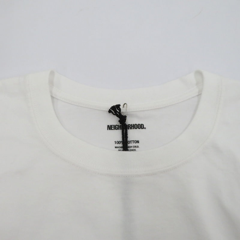 NEIGHBORHOOD | ネイバーフッド NH . TEE LS-2 長袖Ｔシャツ 261PCNH-LT02 ホワイト サイズ：L【瀬戸大橋店】