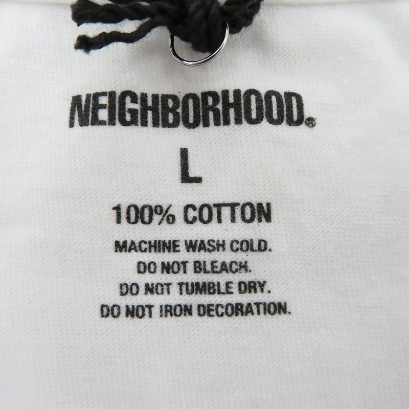 NEIGHBORHOOD | ネイバーフッド NH . TEE LS-2 長袖Ｔシャツ 261PCNH-LT02 ホワイト サイズ：L【瀬戸大橋店】