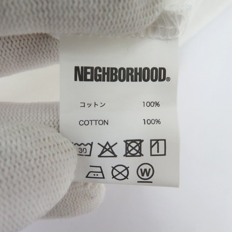 NEIGHBORHOOD | ネイバーフッド NH . TEE LS-2 長袖Ｔシャツ 261PCNH-LT02 ホワイト サイズ：L【瀬戸大橋店】