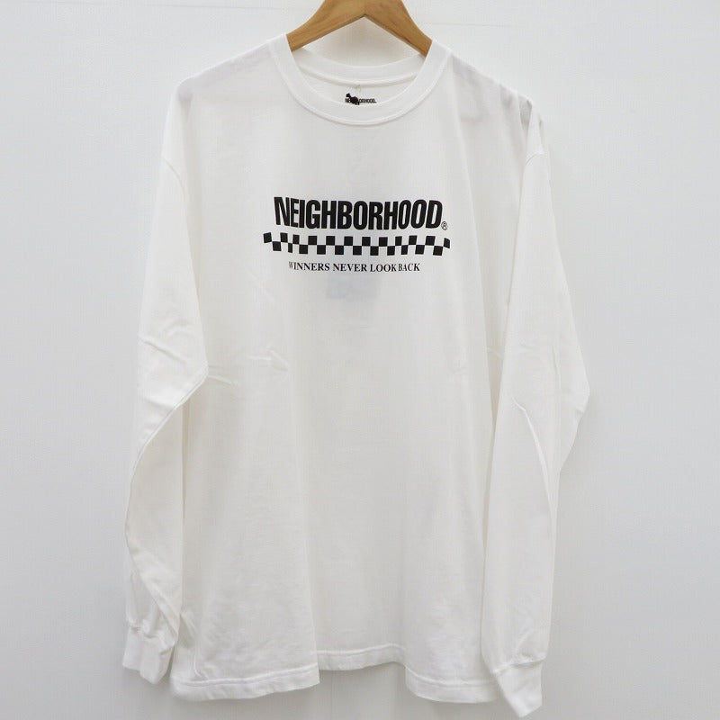 NEIGHBORHOOD | ネイバーフッド NH . TEE LS-2 長袖Ｔシャツ 261PCNH-LT02 ホワイト サイズ：XL【瀬戸大橋店】