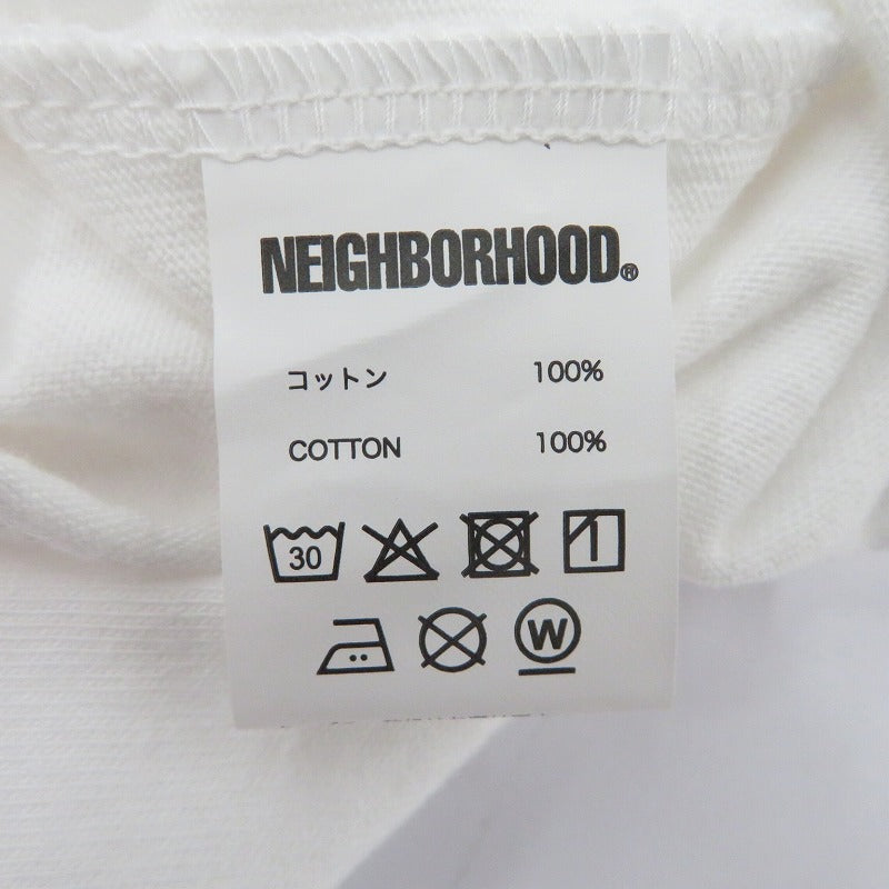 NEIGHBORHOOD | ネイバーフッド NH . TEE LS-2 長袖Ｔシャツ 261PCNH-LT02 ホワイト サイズ：XL【瀬戸大橋店】