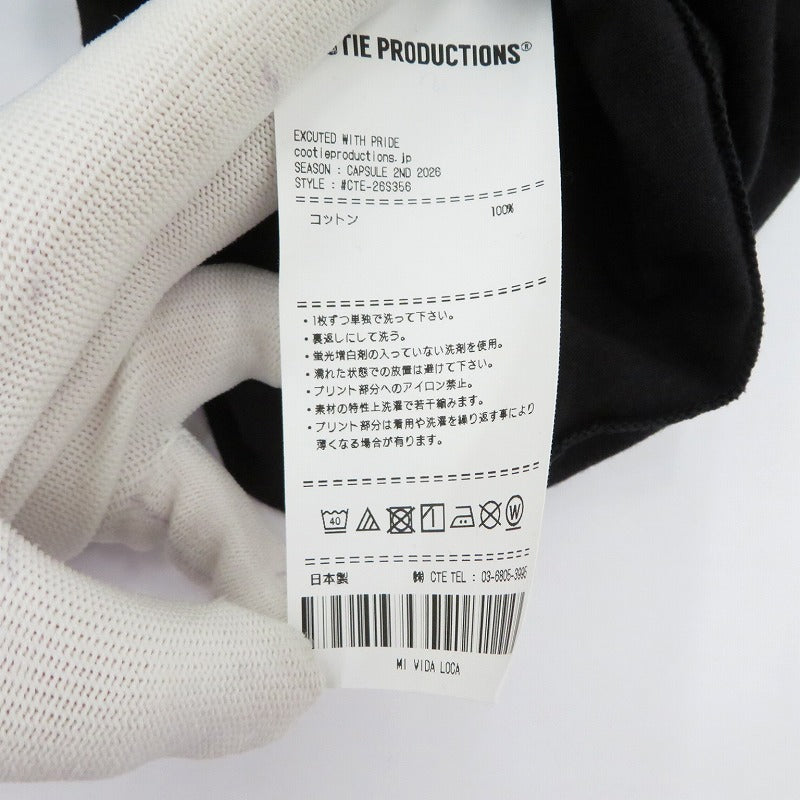 COOTIE | クーティー Print S/S Tee -DANCE- 半袖Ｔシャツ CTE-26S356 ブラック サイズ：L【瀬戸大橋店】